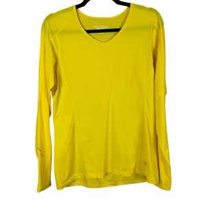 Arc'teryx Yellow Fitted Long Sleeve T-Shirt Size Large